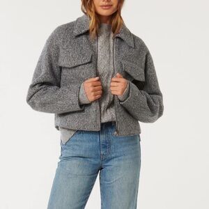 Gray Women's bouclé Jacket
